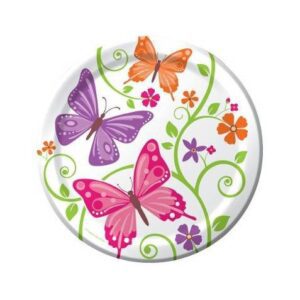 8 piatti cm 18 Butterfly Sparkle
