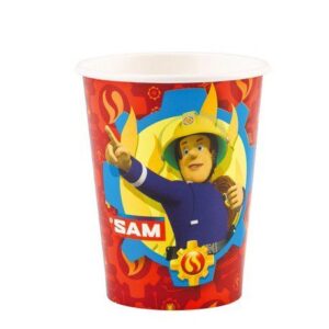 8 Bicchieri Sam Il Pompiere