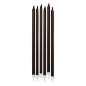 12 Candeline Matite 15 cm Chocolate Marroni