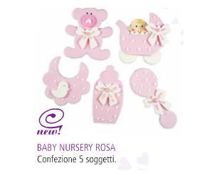 Baby Benvenuto Rosa 5 Pezzi