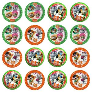 CIALDA SU OSTIA 44 GATTI 16 IMPRONTE PER BISCOTTI CUPCAKES