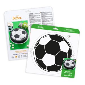STENCIL PALLONE CALCIO DECORA