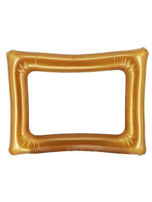 PALLONE FOIL CORNICE PER FOTO  COLORE ORO 60 X 85 CM