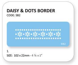 Stencil per torte Margherite e Pois