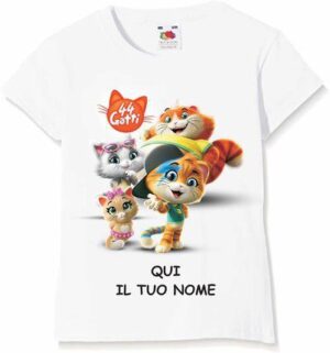 Maglietta Personalizzata 44 Gatti