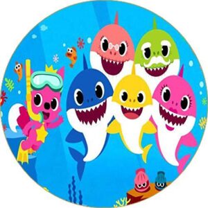 CIALDA SU ZUCCHERO BABY SHARK ROTONDA CM 20