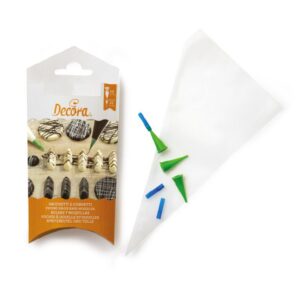 SET 10 SACCHETTI E 10 CORNETTI PER SCRIVERE 21 X 12 CM DECORA