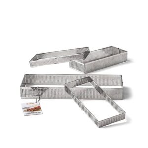 SAGOMA FORMA MICROFORATA 10 x 29 CM H 3,5 RETTANGOLARE