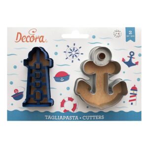 Set 2 Tagliapasta Mare Faro Ancora Decora