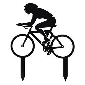 Cake Topper Decorazione Ciclista Uomo