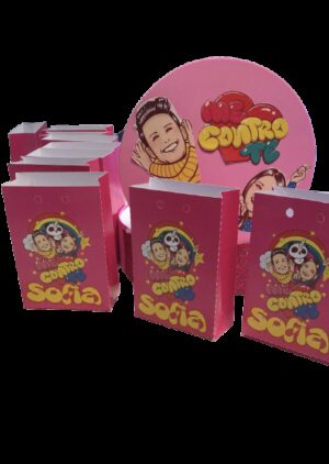 12 Scatole Me Contro Te Modello Shopping  Personalizzabili per confetti caramelle