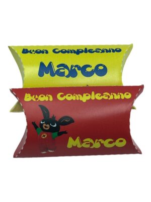 12 Scatole Bing Personalizzabili per confetti caramelle