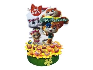 BASE 44 GATTI CHUPA CHUPS FIORE PERSONALIZZATO