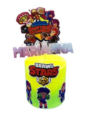 TORTA SCENOGRAFICA BRAWL STARS CON NOME PERSONALIZZATO