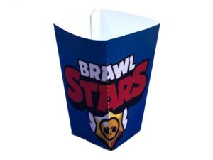 10 Scatole per Pop Corn Caramelle Brawl Stars Personalizzabili