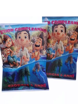 10 BUSTINE DI PATATINE LUCA PERSONALIZZATE