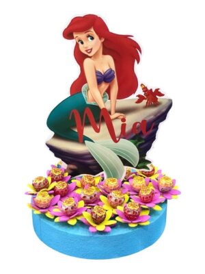 BASE ARIEL SIRENETTA CHUPA CHUPS FIORE PERSONALIZZATO