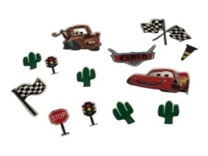 Set Adesivi Cars Disney per torta scenografica personalizzabili