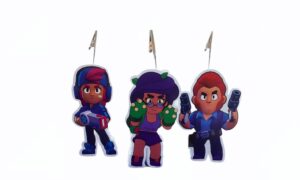 12 PORTAFOTO   IN POLISTIROLO BRAWL STARS  PERSONALIZZATI MODELLO B