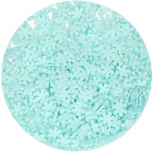 Zuccherini Decorativi Sprinkles Fiocchi di neve Glitter Blu