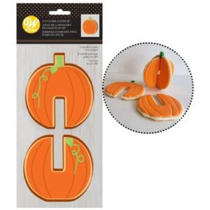 Wilton 3D Tagliabiscotti Zucca Set/2 Halloween Tagliapasta