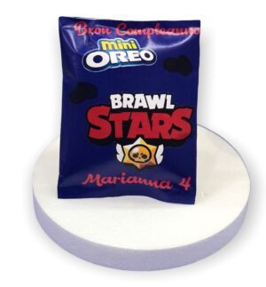 10 BUSTINE DI MINI OREO BRAWL STARS PERSONALIZZATE