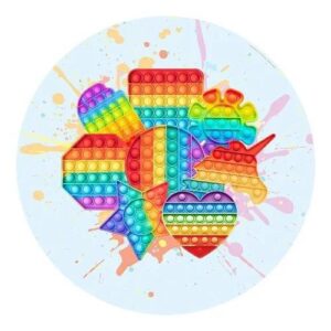 CIALDA SU ZUCCHERO POP IT PER TORTA ROTONDA