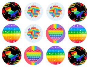 CIALDA SU ZUCCHERO POP IT 12 IMPRONTE PER BISCOTTI CUPCAKES