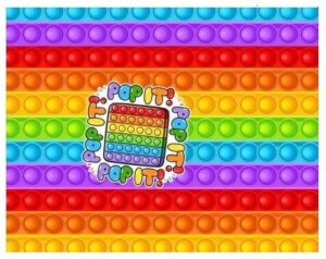 CIALDA SU OSTIA POP IT RETTANGOLARE PER TORTA