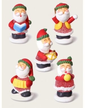 PZ 5 BABBO NATALE IN ZUCCHERO  E GELATINA