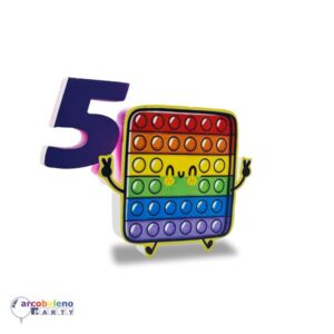 NUMERO IN POLISTIROLO CON  SAGOMA POP IT