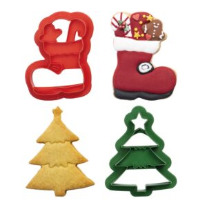 Set 2 Tagliapasta Tagliapasta Albero di Natale e Scarpone