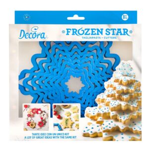 KIT TAGLIABISCOTTO PER ALBERO DECORA FROZEN STARNATALE