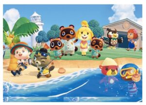 CIALDA SU ZUCCHERO ANIMAL CROSSING RETTANGOLARE
