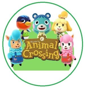 CIALDA SU ZUCCHERO ANIMAL CROSSING ROTONDA