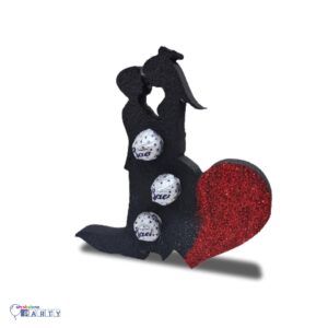 SAGOMA IN POLISTIROLO SPOSI SAN VALENTINO CON BACI PERUGINA senza glutine