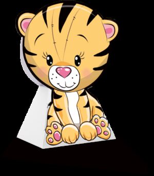 10 SCATOLE PER CONFETTI/ CARAMELLE  TIGROTTO