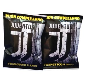 JUVENTUS BUSTINE DI PATATINE PERSONALIZZATE 10 pz
