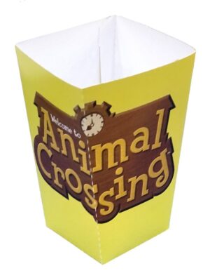 10 Scatole per Pop Corn Caramelle Animal Crossing Personalizzabili