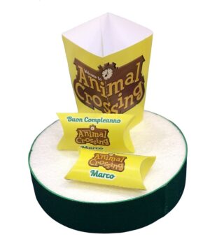 12 Scatole Animal Crossing Personalizzabili per confetti caramelle