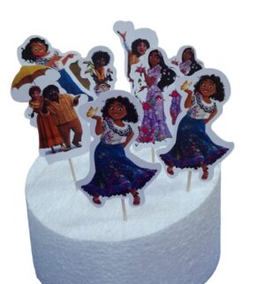 20 PICkS ENCANTO DECORAZIONI  PER TORTE-BISCOTTI-CUPCAKES