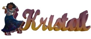 SAGOMA IN POLISTIROLO MIRABEL DI ENCANTO CON NOME PERSONALIZZATO