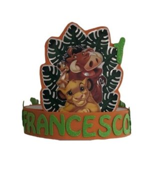 20 LECCA LECCA RE LEONE  CON ALZATA E BOLLINO PERSONALIZZATO