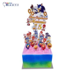 Sonic Kit Chupa Chups con topper Personalizzato