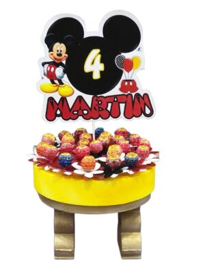 BASE TOPOLINO CHUPA CHUPS FIORE PERSONALIZZATO