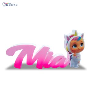 SAGOMA IN POLISTIROLO CRY BABIES CON NOME PERSONALIZZATO