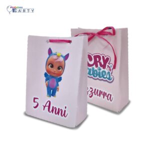 12 Scatole Cry Babies  Modello Shopping Personalizzabili per confetti caramelle
