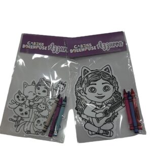 Gabby Dollhouese La Casa Delle Bambole di Gabby  Kit Disegno Crayola pz 10