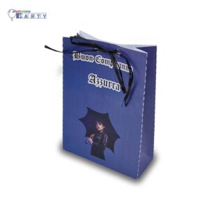 12 Scatole MERCOLEDI' WEDNESDAY ADDAMS Modello Shopping Personalizzabili per confetti caramelle