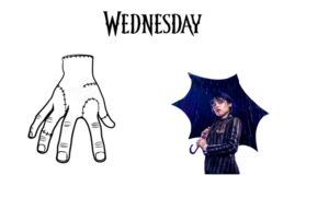 10 Magneti tema Mercoledì Wednesday Addams Personalizzabili